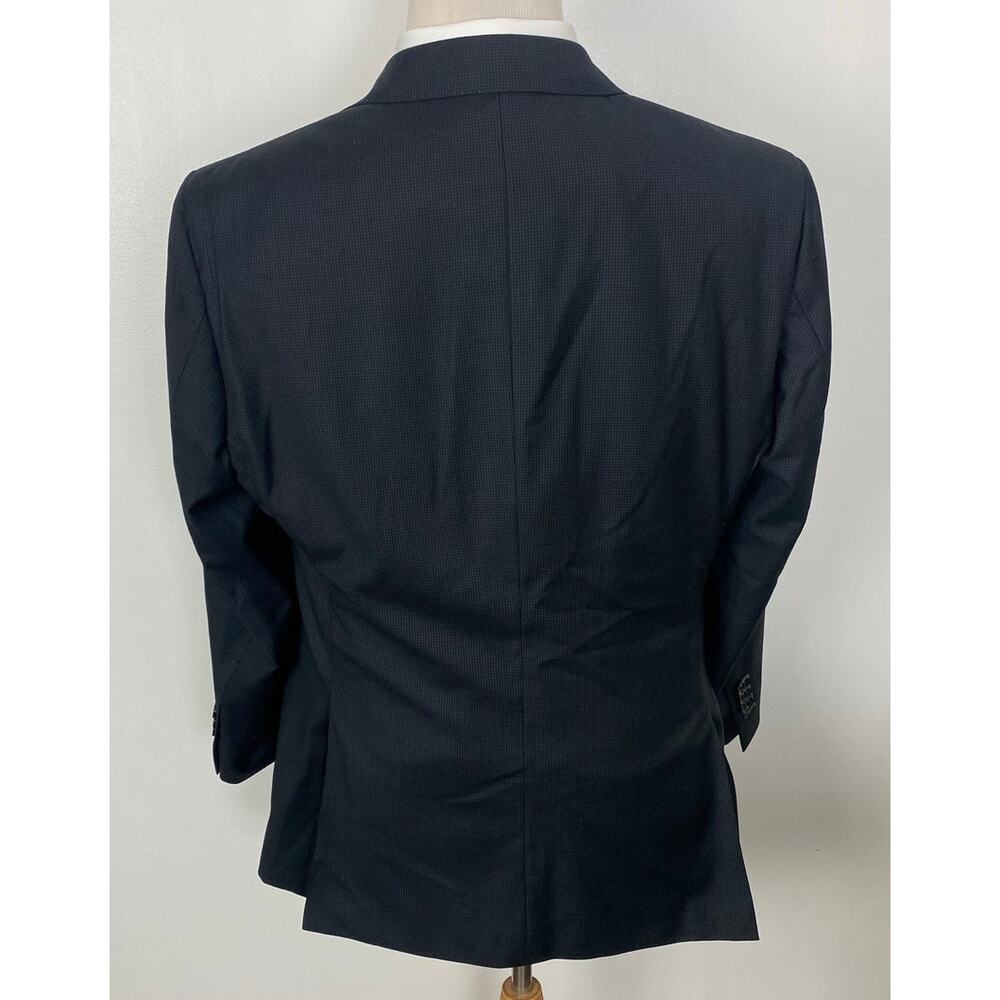 Men Indochino 2-button houndstooth plaid wool 2-piece blazer pants suit, 42R/36W - Picture 5 of 9